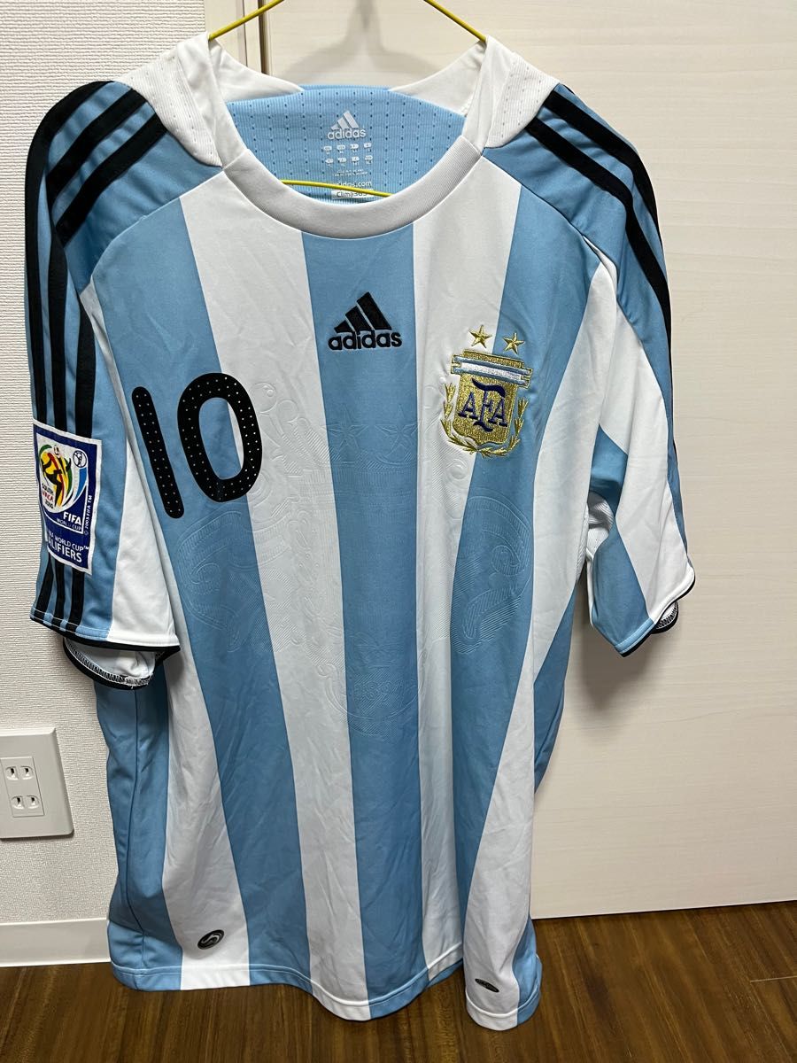 2010年　アルゼンチン代表　レプリカユニフォーム　adidas　10番　メッシ