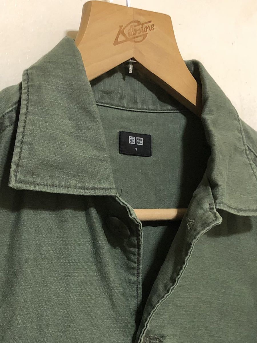 Uniqlo 名作　ミリタリージャケット　S ファティーグ　BDU ミリタリーシャツ ユニクロ　m52 m47 m65 アーミー　AMRY USMA_画像5