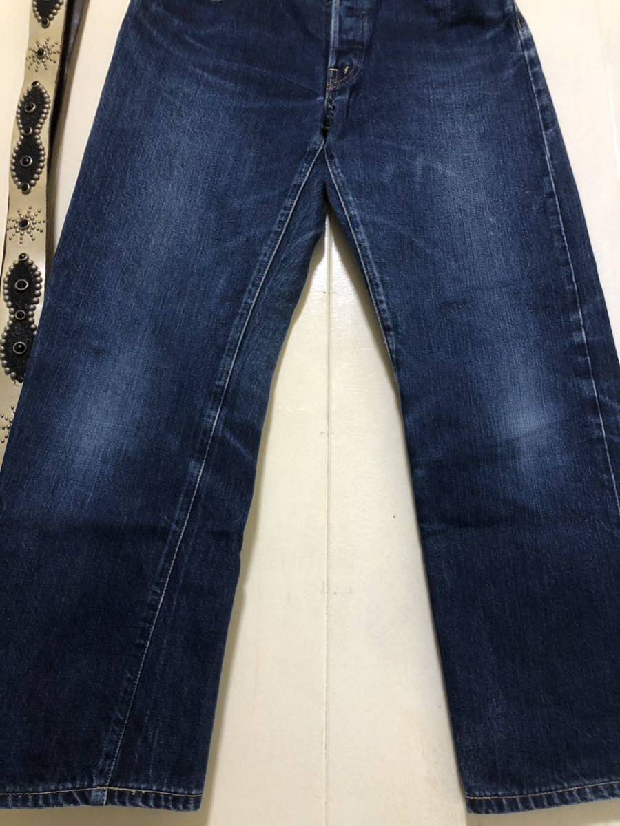 OKURA オクラ　DENIM 66ハリウッドランチマーケット　デニムパンツ 赤耳 インディゴ　レプリカジーンズ 28 XX_画像4