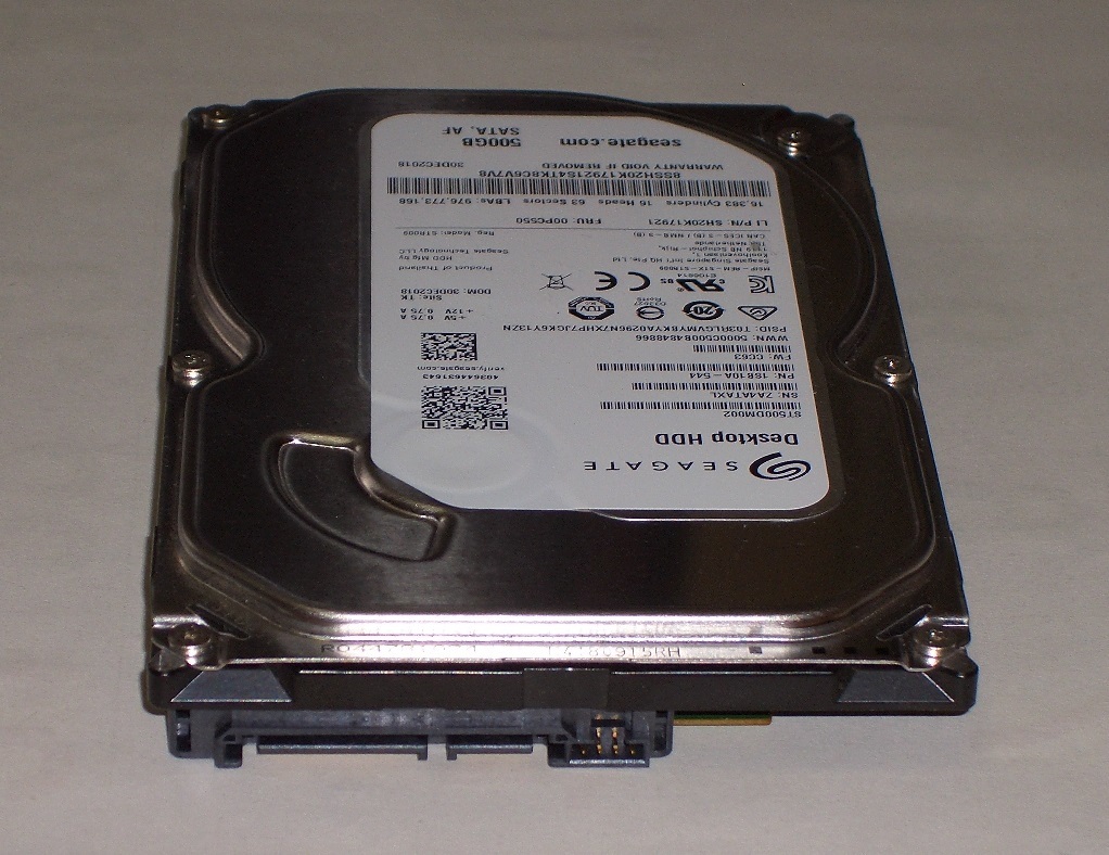 ◆Seagate Barracudaシリーズ『ST500DM002』 500GB/SATA6.0/16MB/7200rpm 正常動作品 即決！★送料185円_画像3