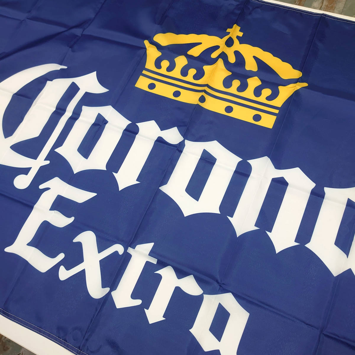 コロナビール フラッグ P12 旗 サインボード USAタペストリー 海外ビール のぼり バナー corona コロナエキストラ ガレージ 看板_画像8