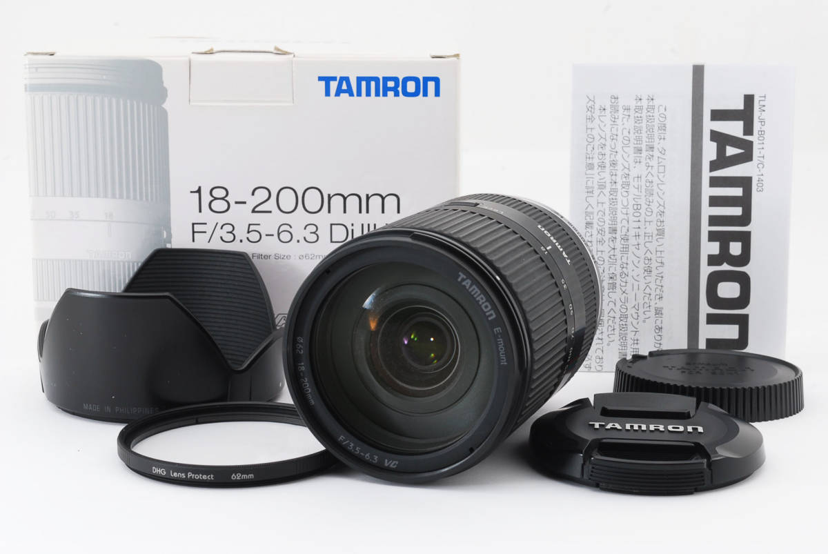 F20 / タムロン TAMRON 18-200mm F3.5-6.3 DiIII VC B011 Sony ソニー