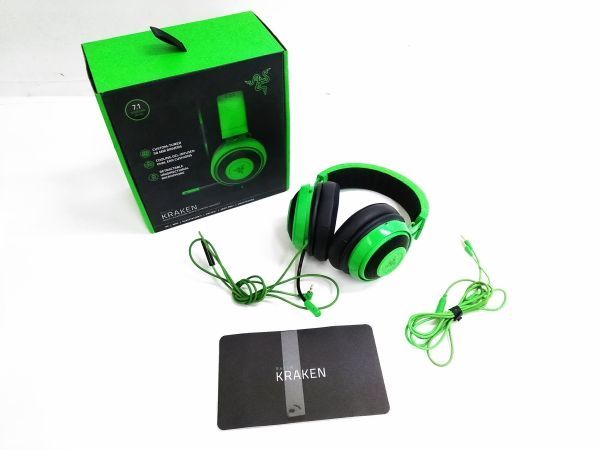 △Razer レイザー KRAKEN ゲーミングヘッドセット RZ04-0283 元箱付き