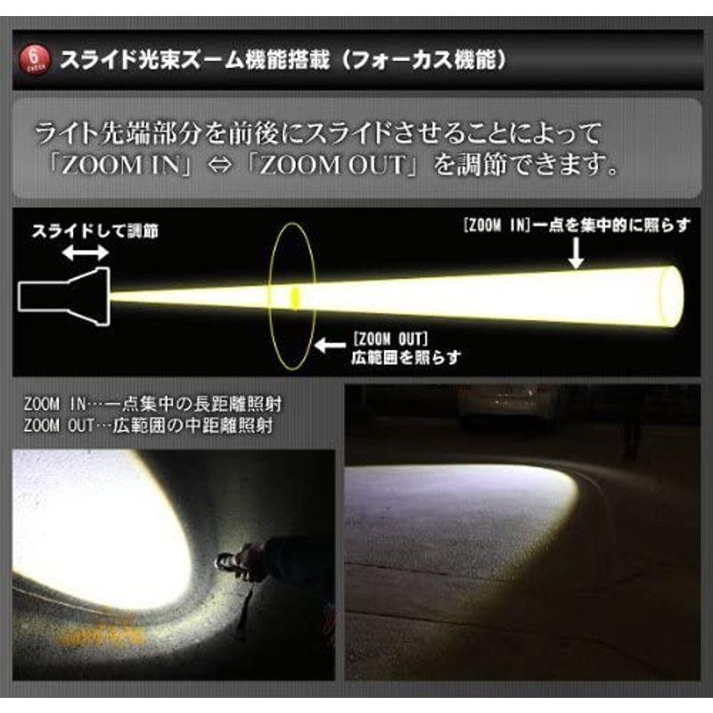 新品 LEDライト サイクルホルダー付属 CREE Q5 単四電池式 アウトドア ウォーキング 非常用 緊急時 災害用 YA_画像7