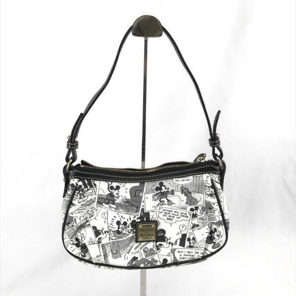 DOONEY&BOURKE/ドゥーニー＆バーク　ディズニーストア★ハンド/ショルダーバッグ　白黒/ミッキー　Disney store◆Y1-189