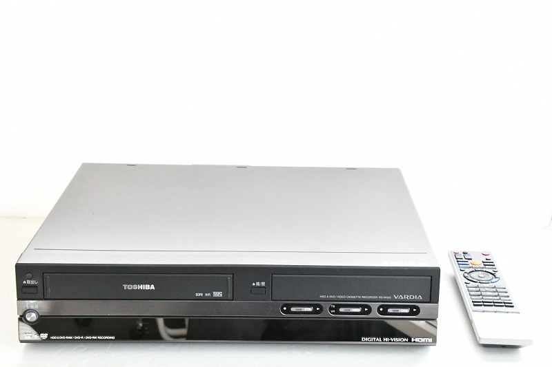 新品入荷 VTR一体型 300GB HDD dvd vhs 簡単ダビング レコーダー RD
