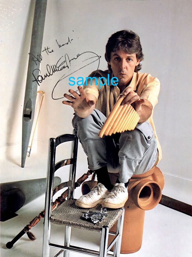 ポールマッカートニー　サイン　写真　元　ビートルズ ポールマッカートニー サイン フォト 写真 ポートレート The Beatles