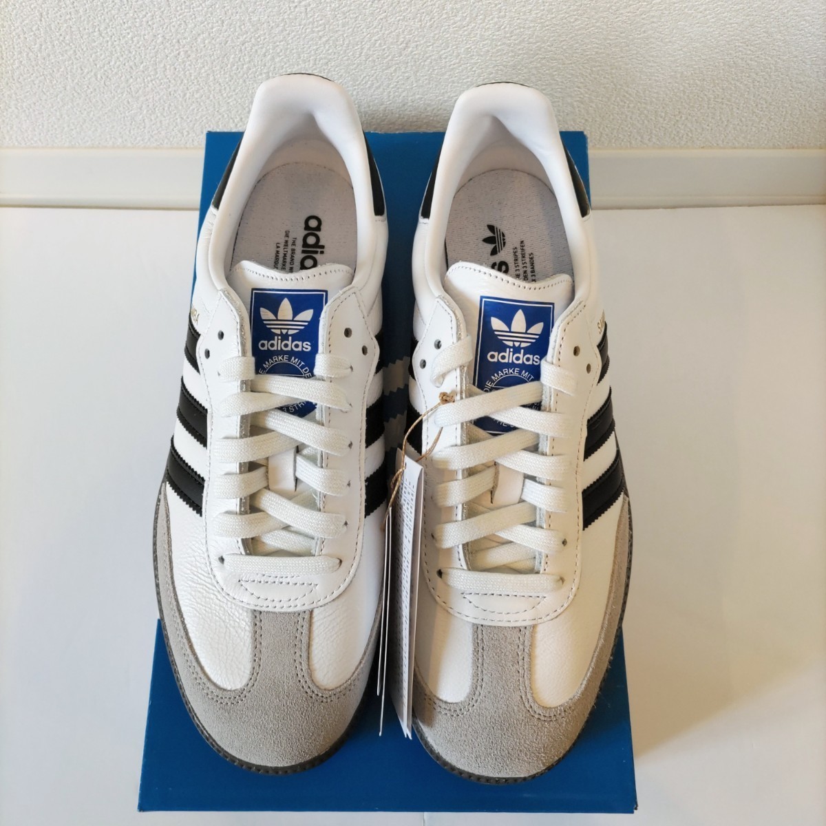 25.5cm adidas SAMBA OG アディダス サンバ 新品 B75806 ホワイト 白