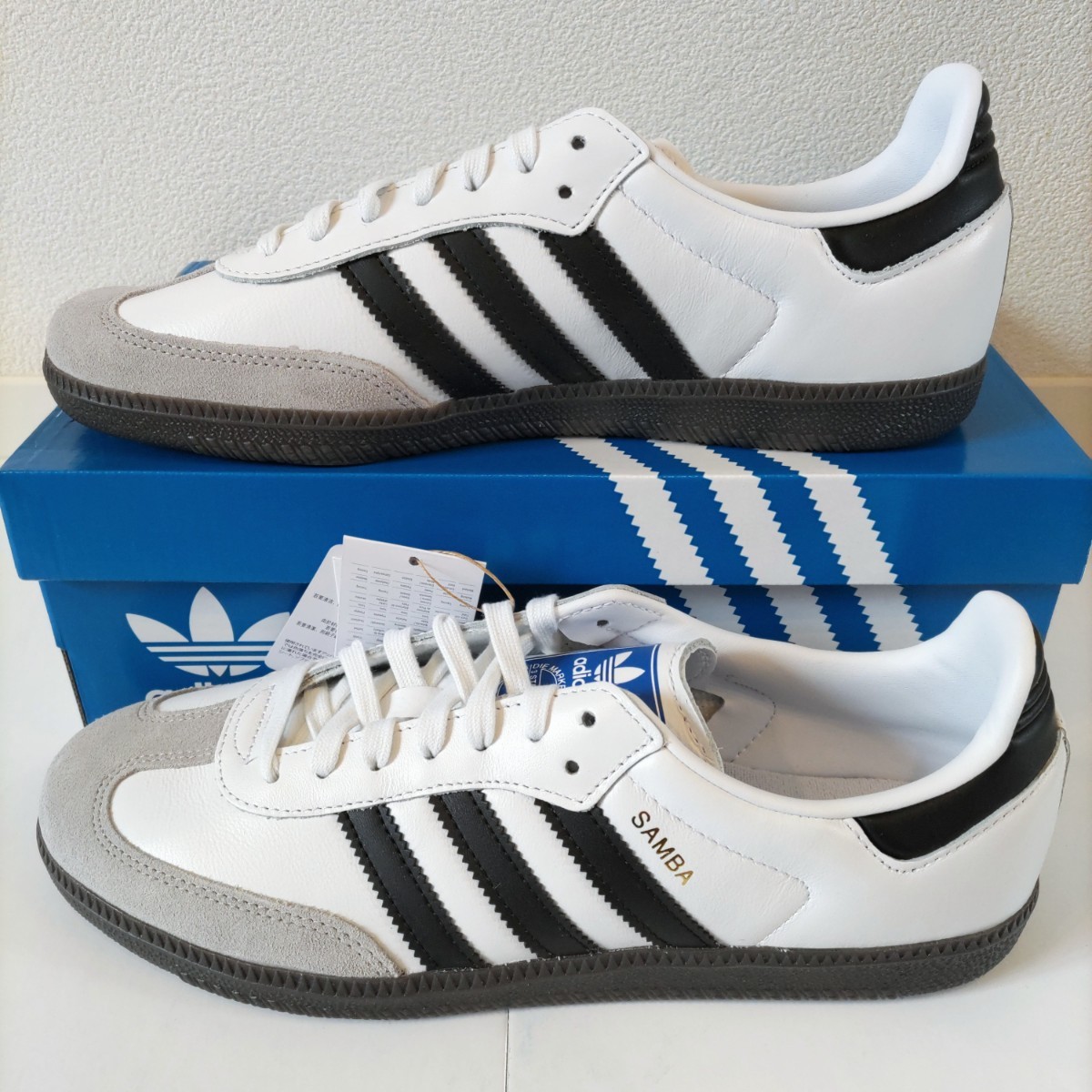 27 5cm adidas SAMBA OG アディダス サンバ 新品 B75806 ホワイト 白