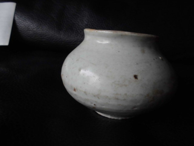古美術品 朝鮮古陶磁器 李朝 白磁 壷 時代物 極上の品 非公式鑑定(検索