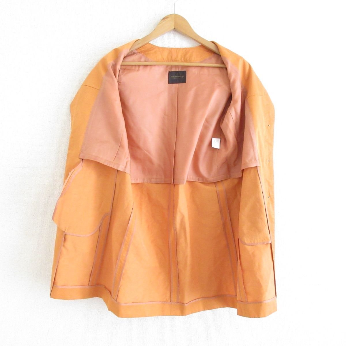  beautiful goods TOMORROWLAND collection Tomorrowland collection linen Blend no color coat 38 orange 