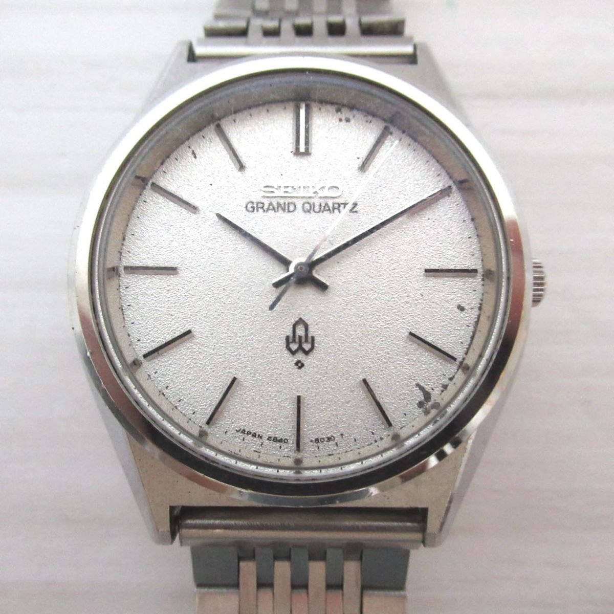 高級感 GRAND セイコー SEIKO 良品 QUARTZ C0602 シルバーカラー 4840