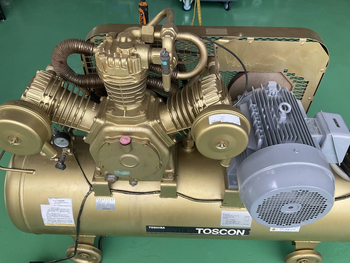 東芝　エアコンプレッサー　TOSCON　SP145-110T8　L2-11Kw　【６８７】_画像6