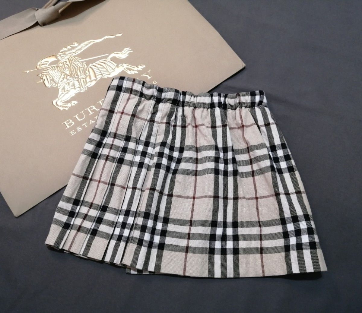 バーバリー スカート チェック柄 100 女の子 - スカート