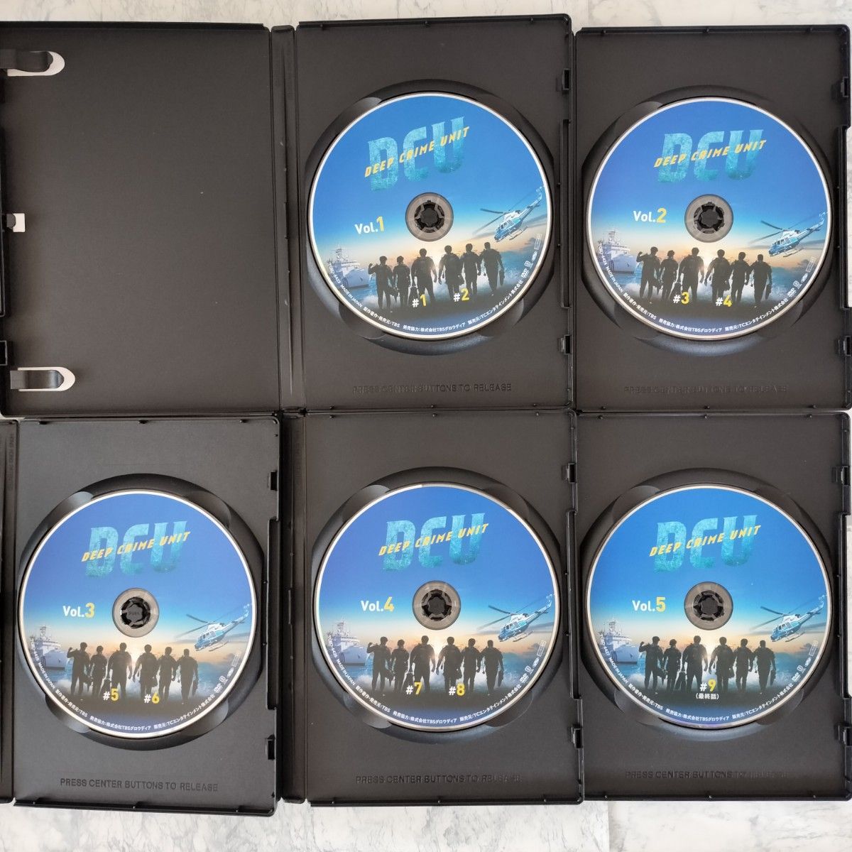 DVD DCU ~手錠を持ったダイバー~ 全5巻 新品ケース