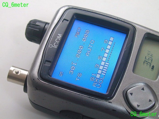 ○CQ_6meter○ICOMの広帯域レシーバIC-R3 0.495~2450MHz 単3×3本動作