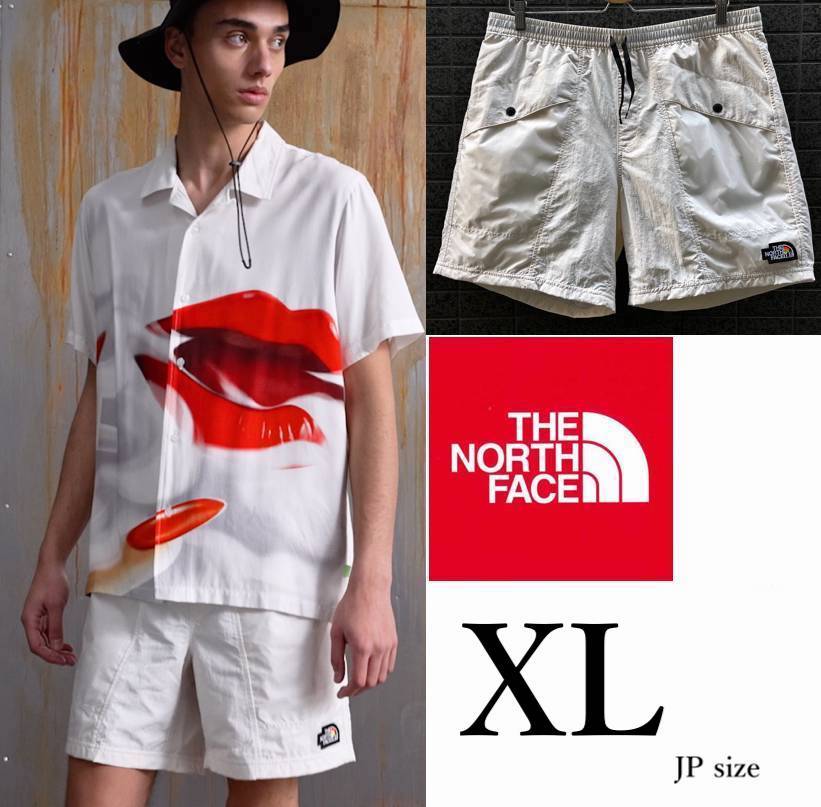 ◆ Модельная выставка ◆ Новая XL North Face Off White Half -Bants Набросьте короткий Windwall (Super Water -Emerpellent Material) Северная поверхность (для купальника)