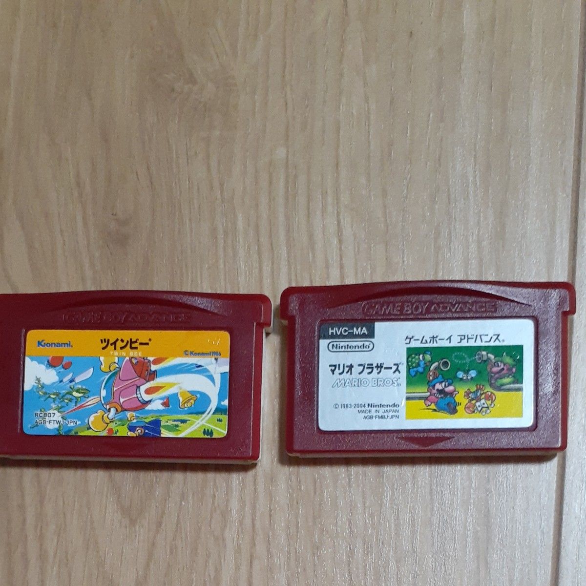 マリオブラザーズ　ツインビー　ファミコンミニ　 ゲームボーイアドバンス　 GBA