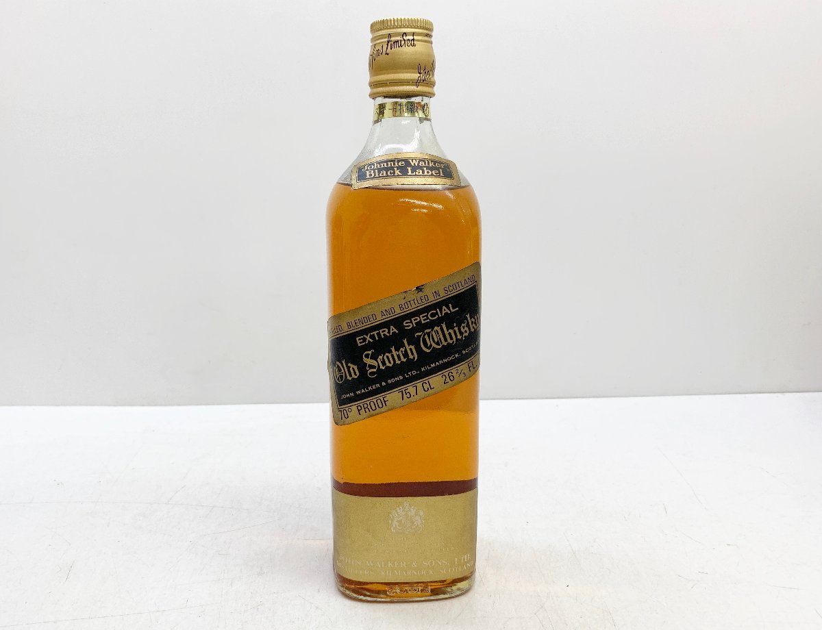 rmm1】1円~ 未開栓 Johnnie Walker ジョニーウォーカー BLACK LABEL