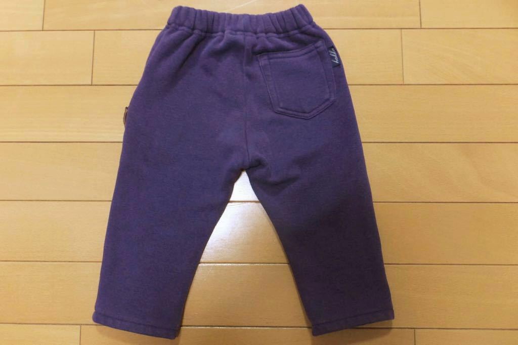  warm *hakka baby| is ka. Be * lining fleece pants long trousers 80