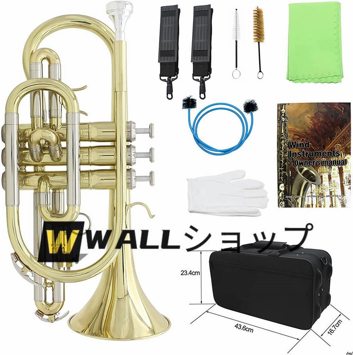 5491円 人気推薦☆ 金管楽器 楽器 フラットコルネット セット 5491円 人気推薦☆ 金管楽器 楽器 フラットコルネット セット