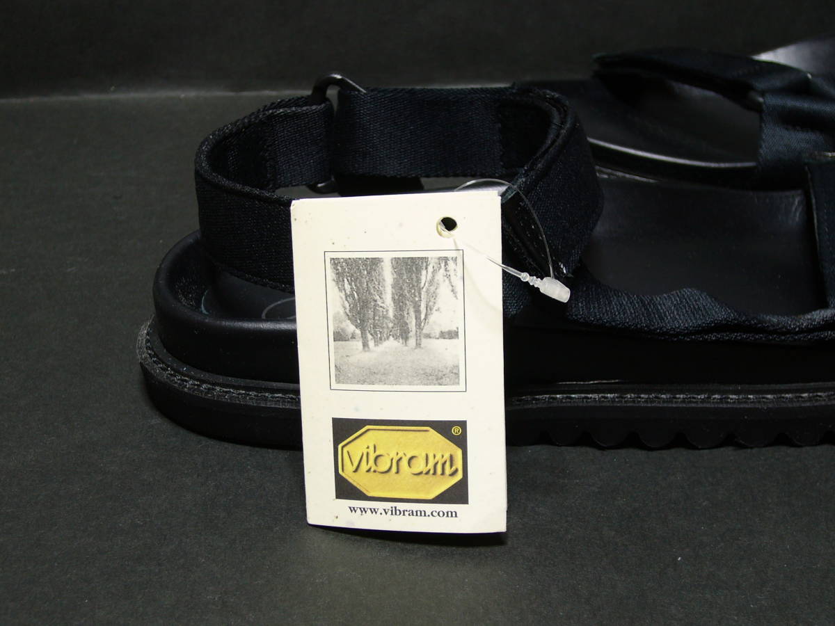 【　送料無料・新品・未使用　】　定価¥14,289 LUCA IACHINI ルカイアキーニ STRAP SANDAL ストラップサンダル BM/600 BLACK 43(27.5cm)_画像4