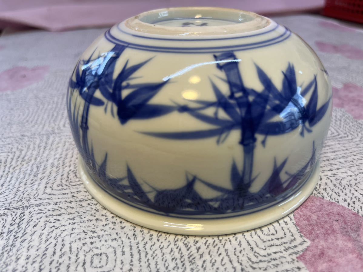 染付 平安宝泉 竹 茶道具 水指 煎茶道具 時代物 骨董品 | www