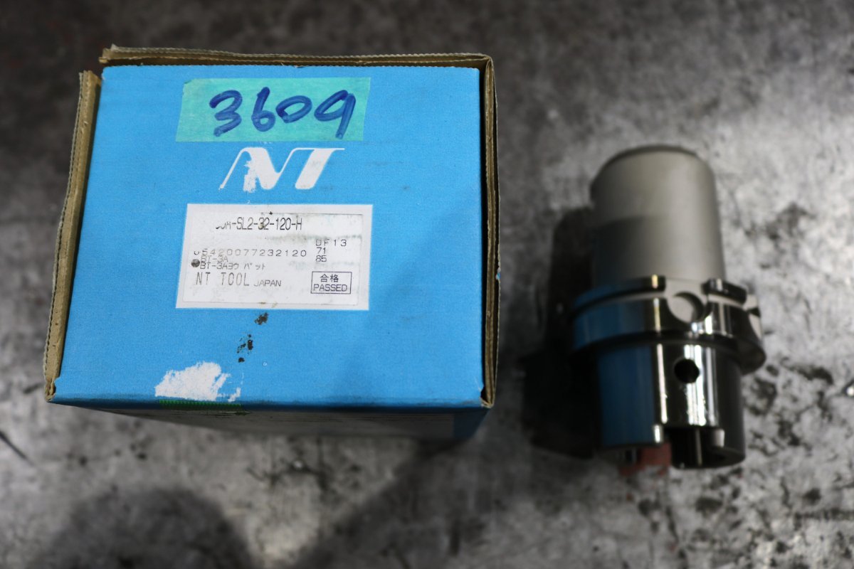 《3610》NT TOOL サイドロックホルダー 未使用 新古品 マシニングセンター HSK100A-SL2-32-120-H BT-3A 日研工作所_画像1