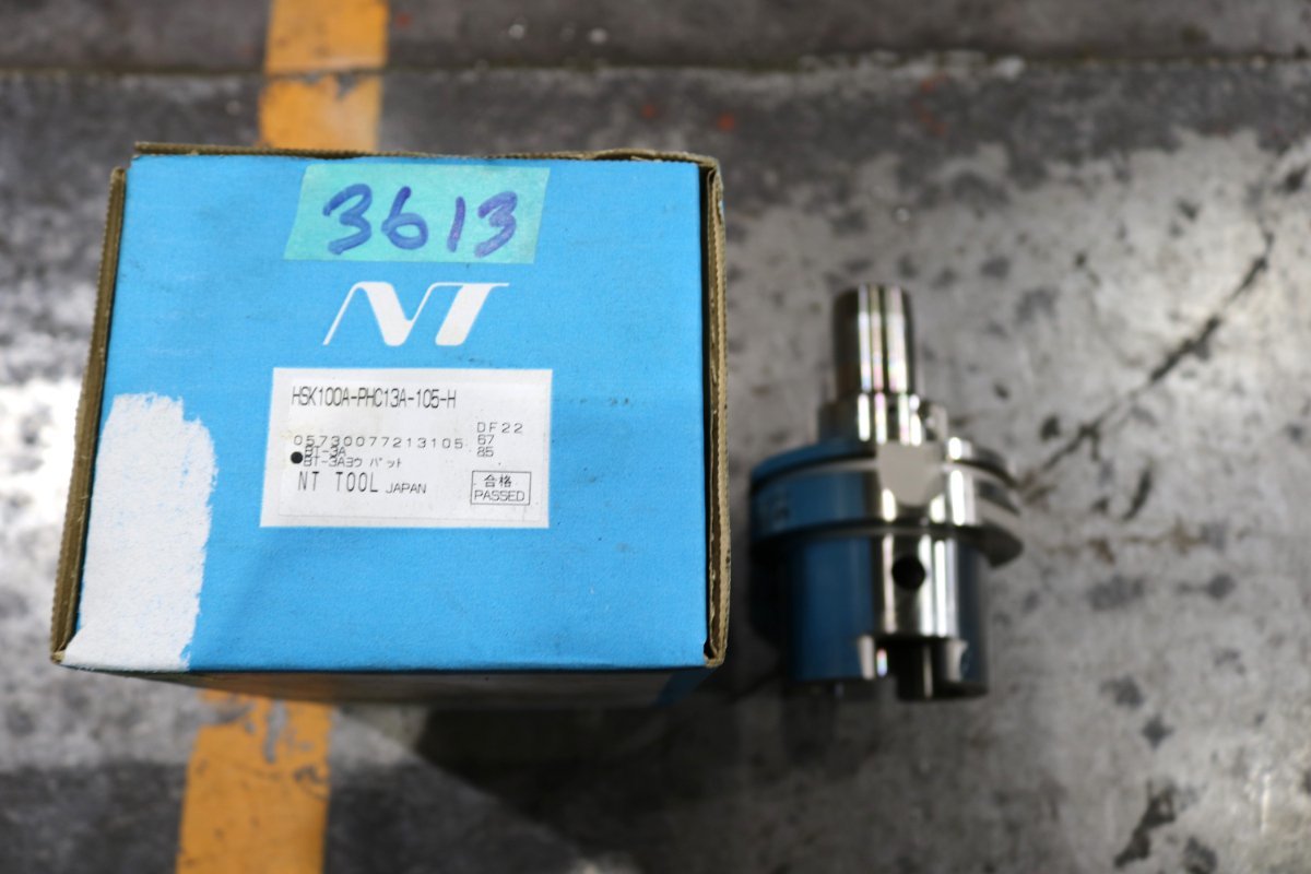 《3614》NT TOOL ハイドロチャック 未使用 新古品 マシニングセンター HSK100A-PHC13A-105-H BT-3A 日研工作所_画像1