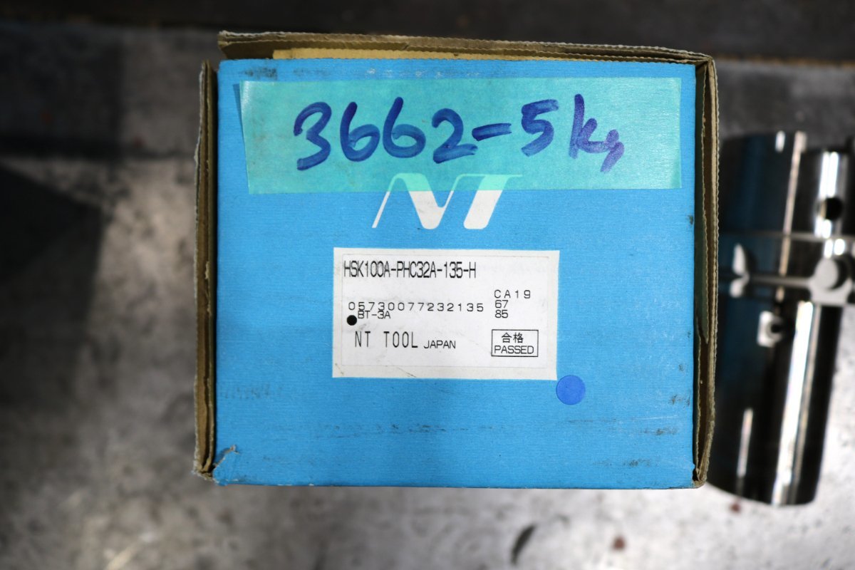 《3658》NT TOOL ハイドロチャック 未使用 新古品 マシニングセンター HSK100A-PHC32A-135-H BT-3A 日研工作所_画像2