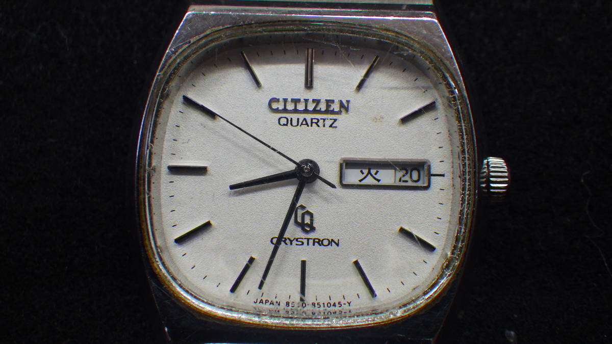稼働品 クオーツ 電池交換済 CITIZEN CRYSTRON 7012100 | edenhavuz.com