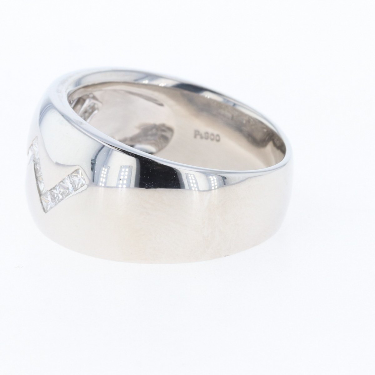 2023品質保証 ヤフオク! - メレダイヤ デザインリング プラチナ 指輪