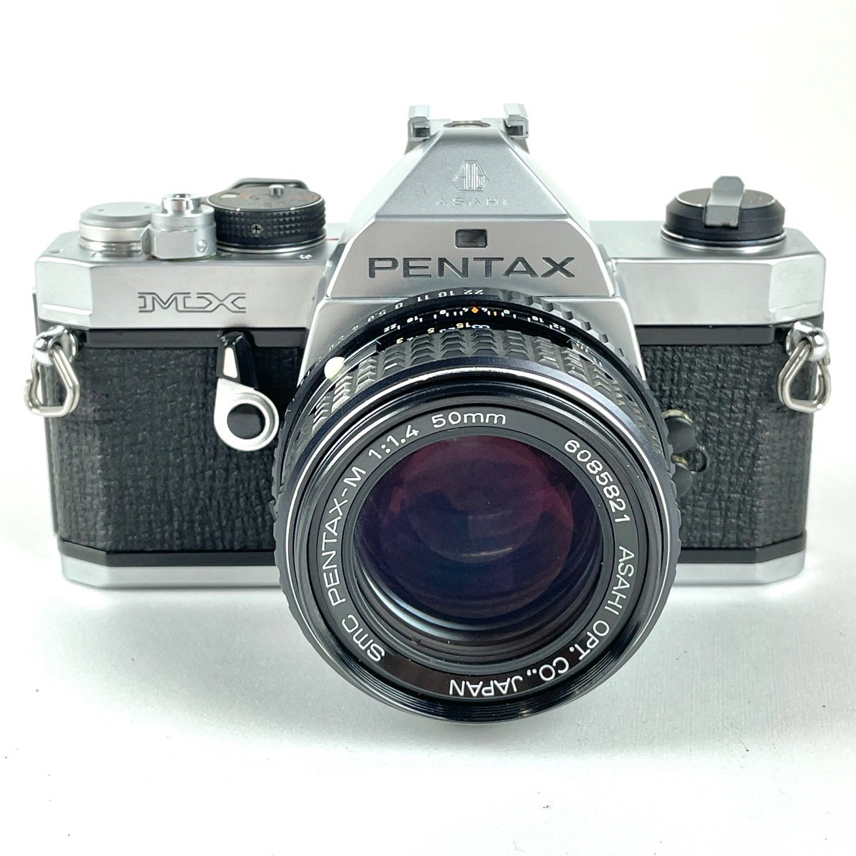 ペンタックス PENTAX MX シルバー + SMC PENTAX-M 50mm F1.4 ［ジャンク品］ フィルム マニュアルフォーカス 一眼レフカメラ 【中古】