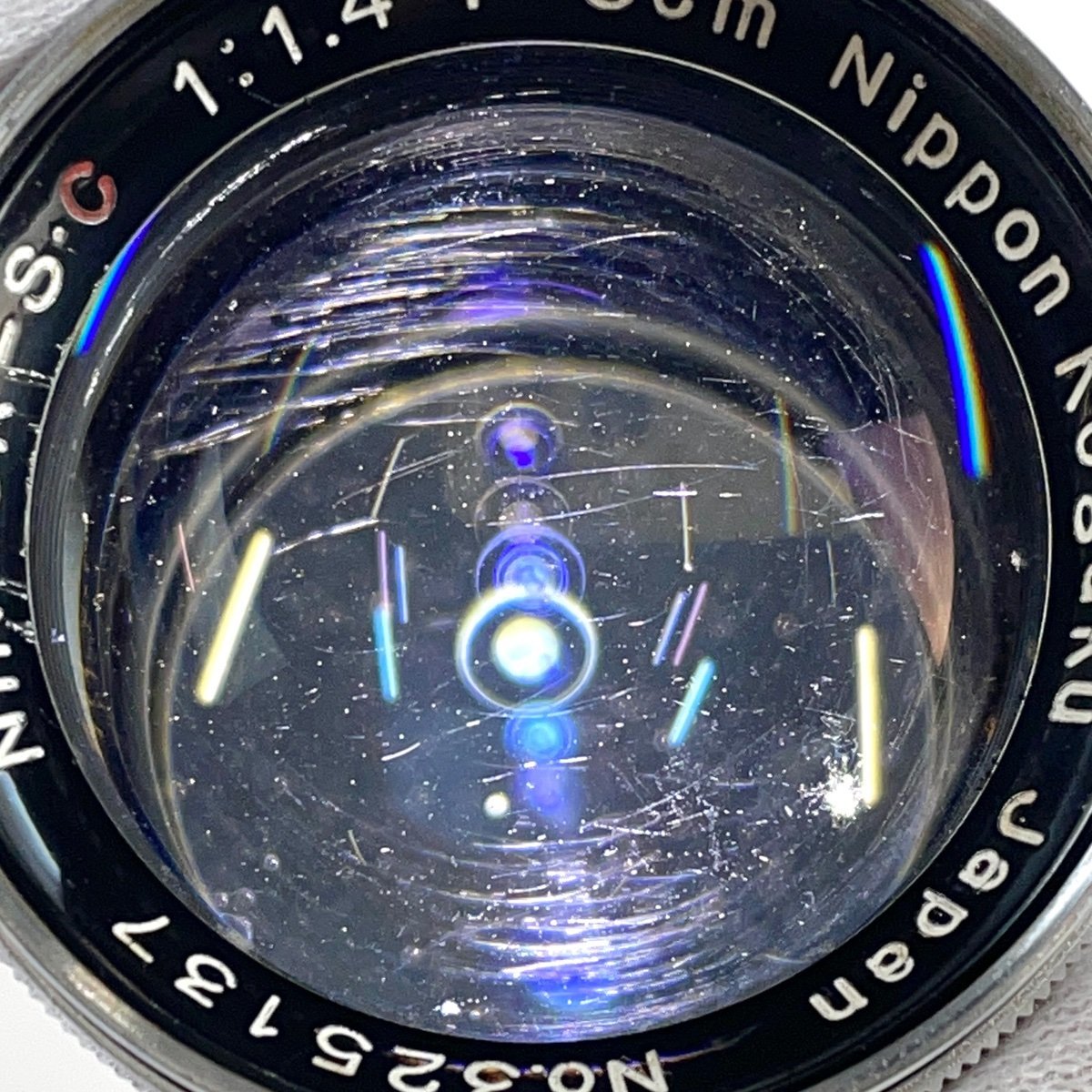 ニコン Nikon S 8桁 + NIKKOR-S.C 5cm F1.4 ［ジャンク品］ フィルム レンジファインダーカメラ 【中古】_バイセル 31058_10