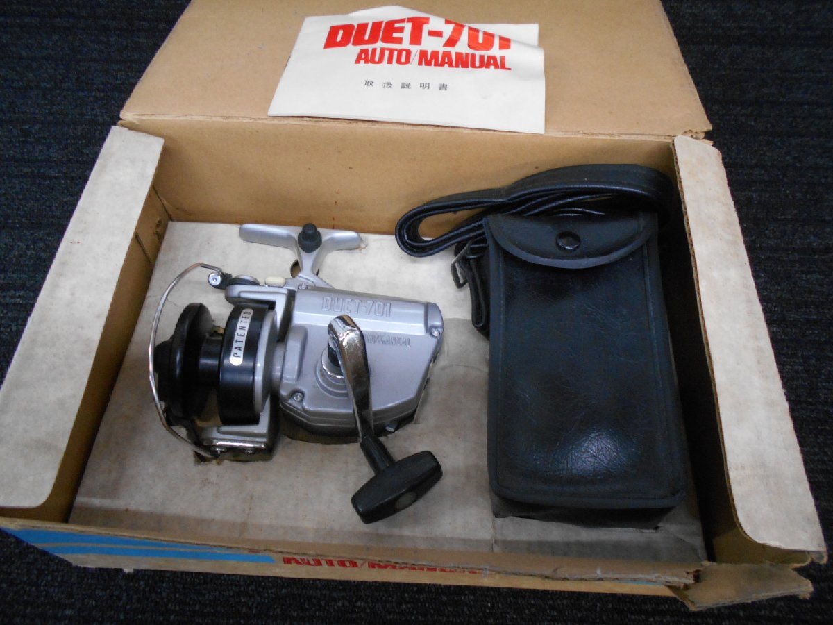 DUET-701・電動/手動 スピニングリール・世界初??希少!!東京科研工業(株)・電動リール