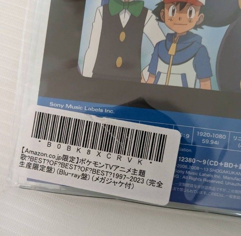 アマゾン限定ポケモンTVアニメ主題歌B完全生産限定盤Blu-ray盤