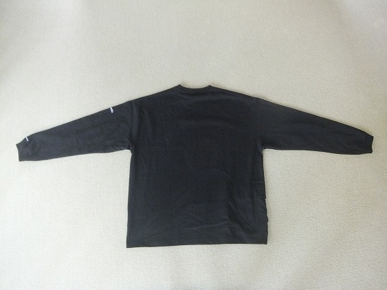 美品 希少 WEB限定 Columbia FREAKS STORE 刺繍 サイドポケット オーバーサイズ ビッグ ロングスリーブTシャツ 長袖Tシャツ 黒 XL_画像2