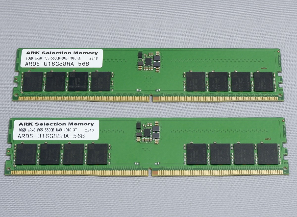 破格値下げ】 CL46 DDR5-5600 SKHynix JEDEC 16GB×2枚 Selection 計