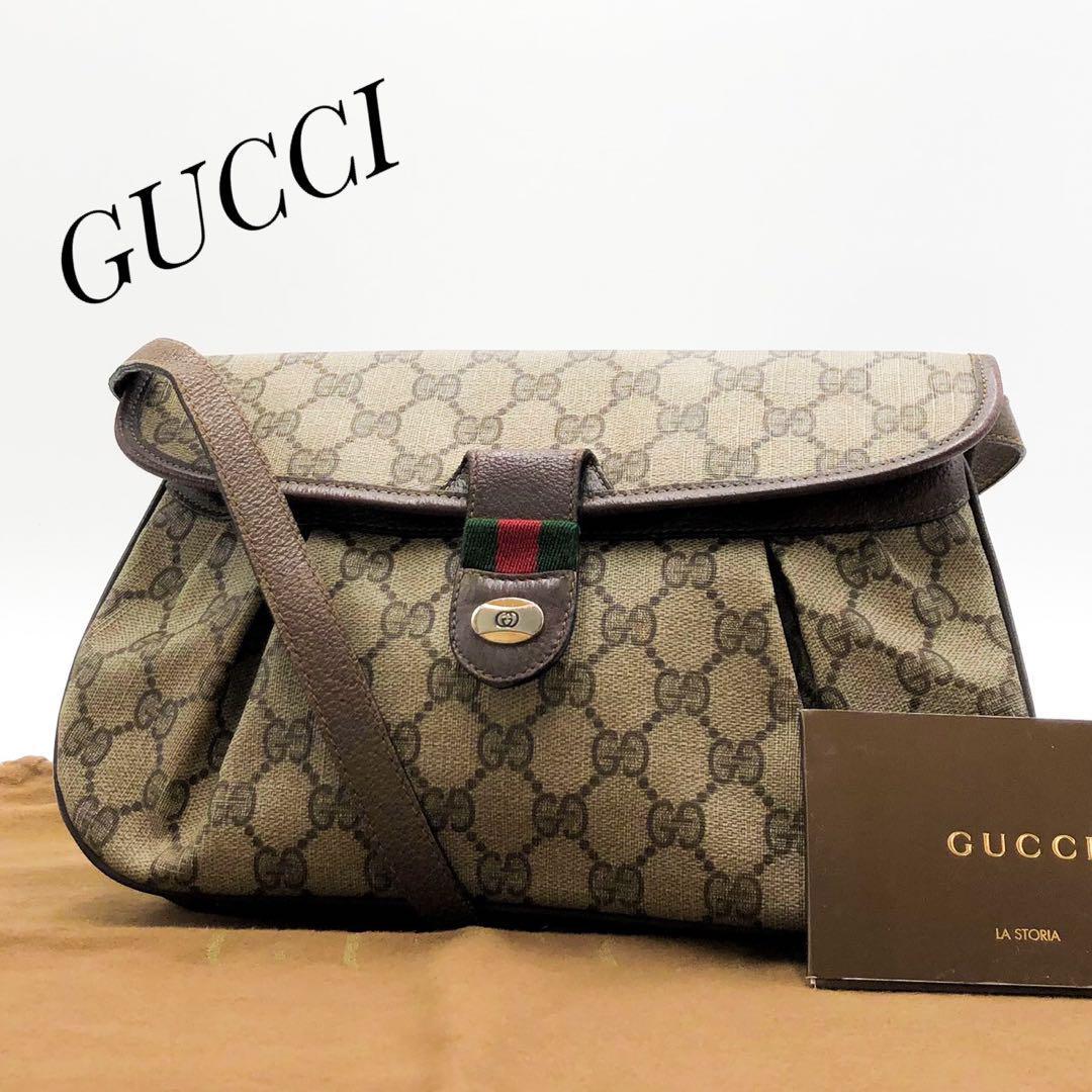 美品・希少モデル】GUCCI グッチ ショルダーバッグ シェリーライン