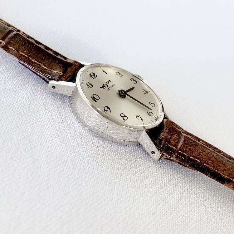 SWISS名門　Wyler 17石　レディース手巻き腕時計　稼動品　ベルト未使用