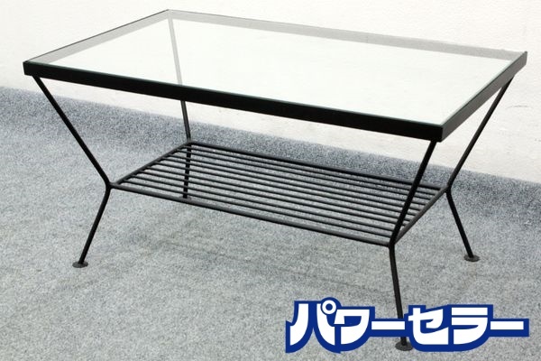 unico ウニコ　EDDY リビングテーブル　ガラステーブル　オシャレ　廃盤