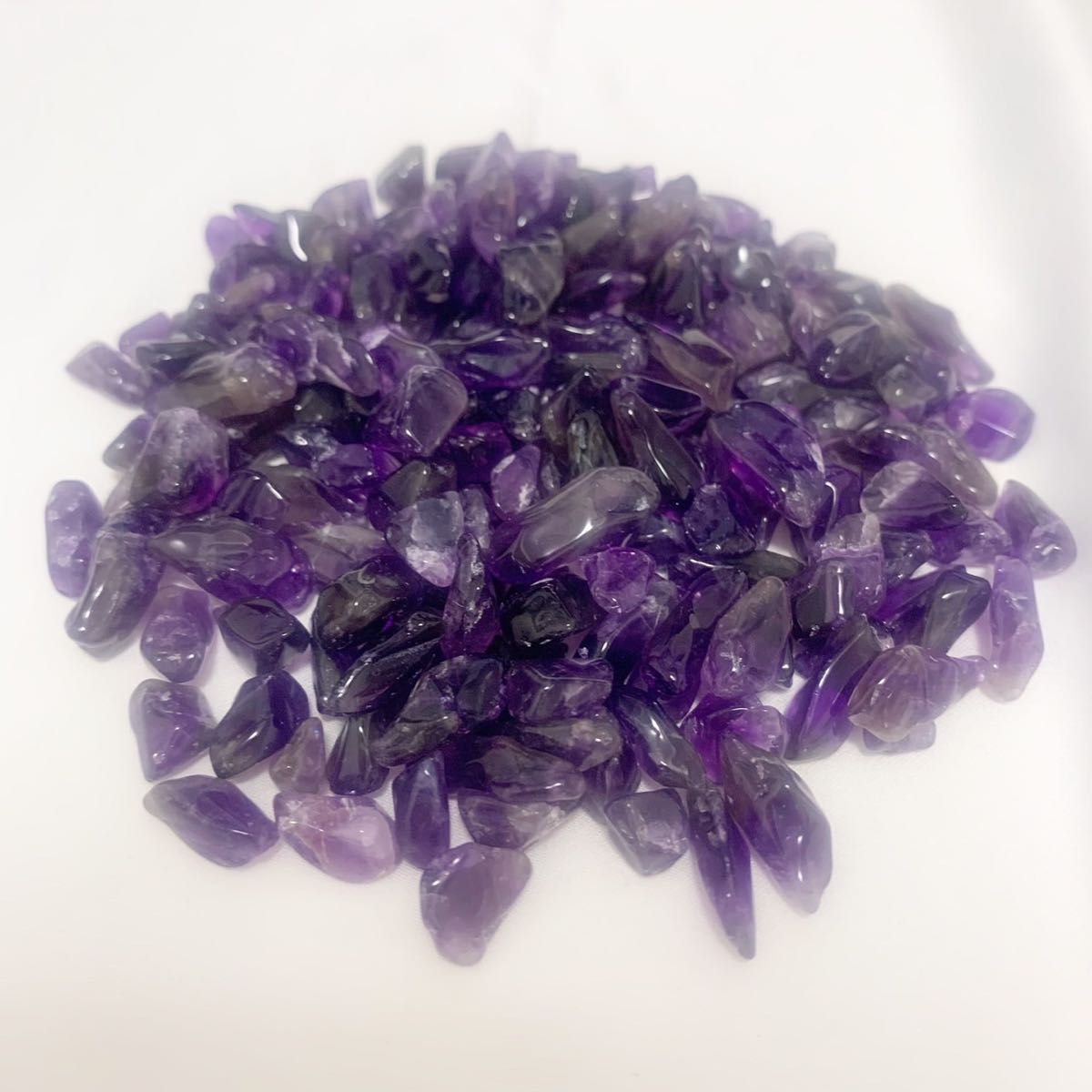 良質アメジスト さざれ 濃色カラー 天然石 紫水晶 浄化用 インテリア サザレ石