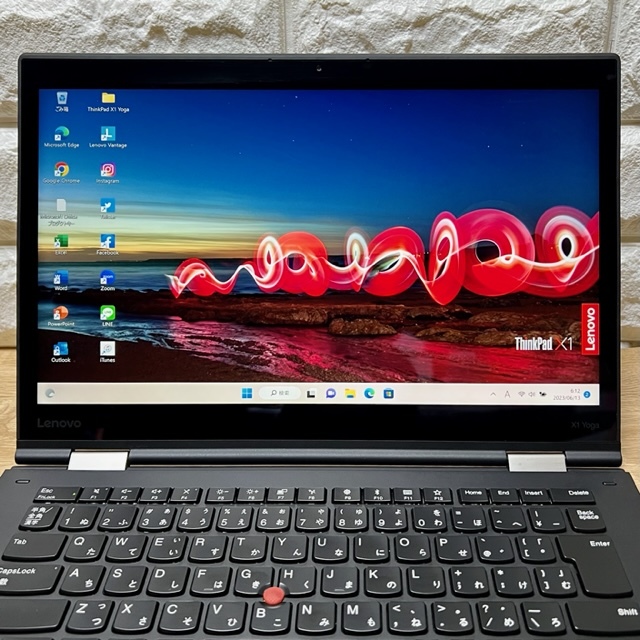 優良美品 2in1コンバーチブル 最上級超ハイスペック【Lenovo ThinkPad X1 Yoga】Corei7-7600U メモリ16GB  超速SSD512GB Windows11Pro｜PayPayフリマ