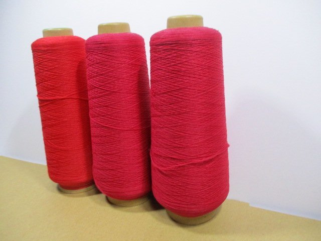  craft sewing brand u- Lee sewing-cotton red red series all sorts color 3 pcs set 1110 44 number as good as new used beautiful beautiful goods photograph details reference ITO-541