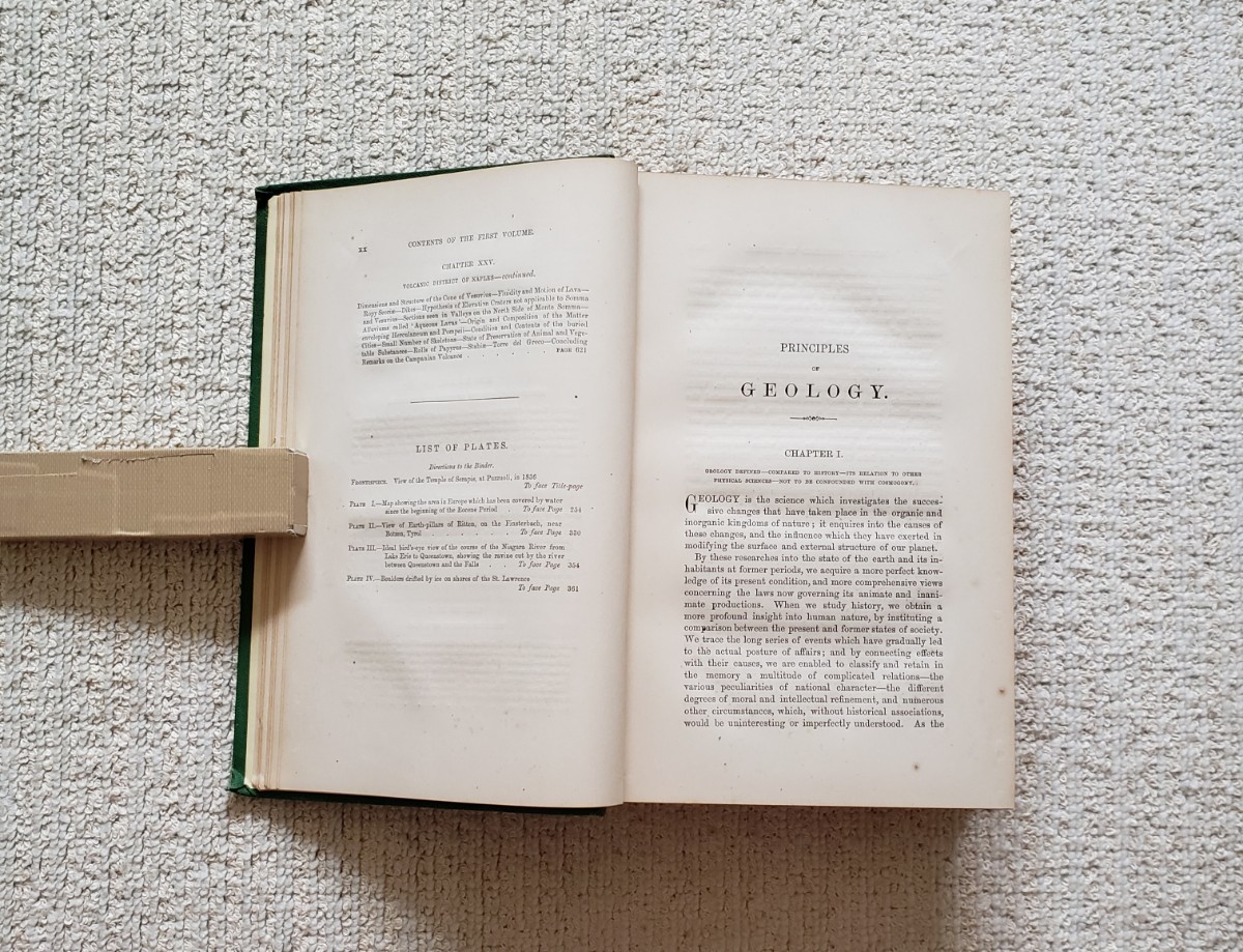 1872年 チャールズ・ライエル『地質学原理』 - 地学 1872年 チャールズ・ライエル『地質学原理』 - 地学