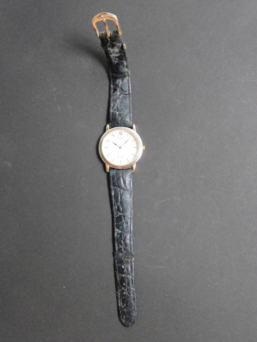 セイコー SEIKO ドルチェ Dolce クォーツ スイープセコンド 3針 5S21-6010 男性用 メンズ 腕時計 V198 稼働品_画像3