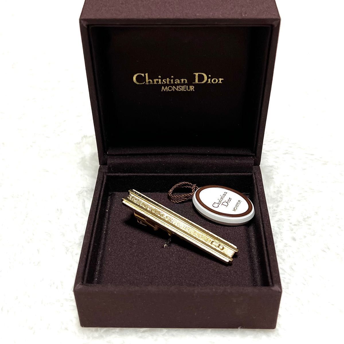Christian Dior ネクタイピン タイピン ゴールドカラー ディオール　CD  お洒落