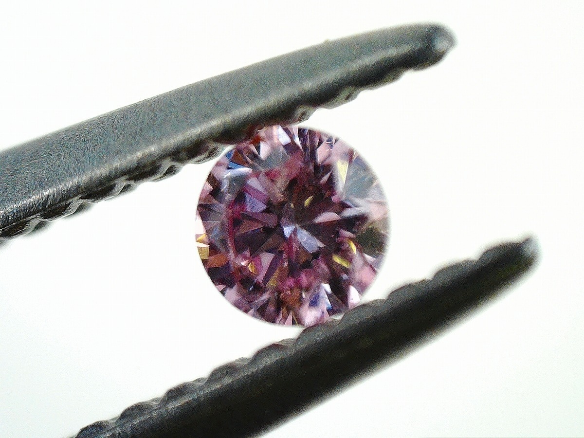  natural pink diamond loose 0.034ct FANCYPURPLISHPINK SI2/RD/FAINT CGL product work stone join CP-079S