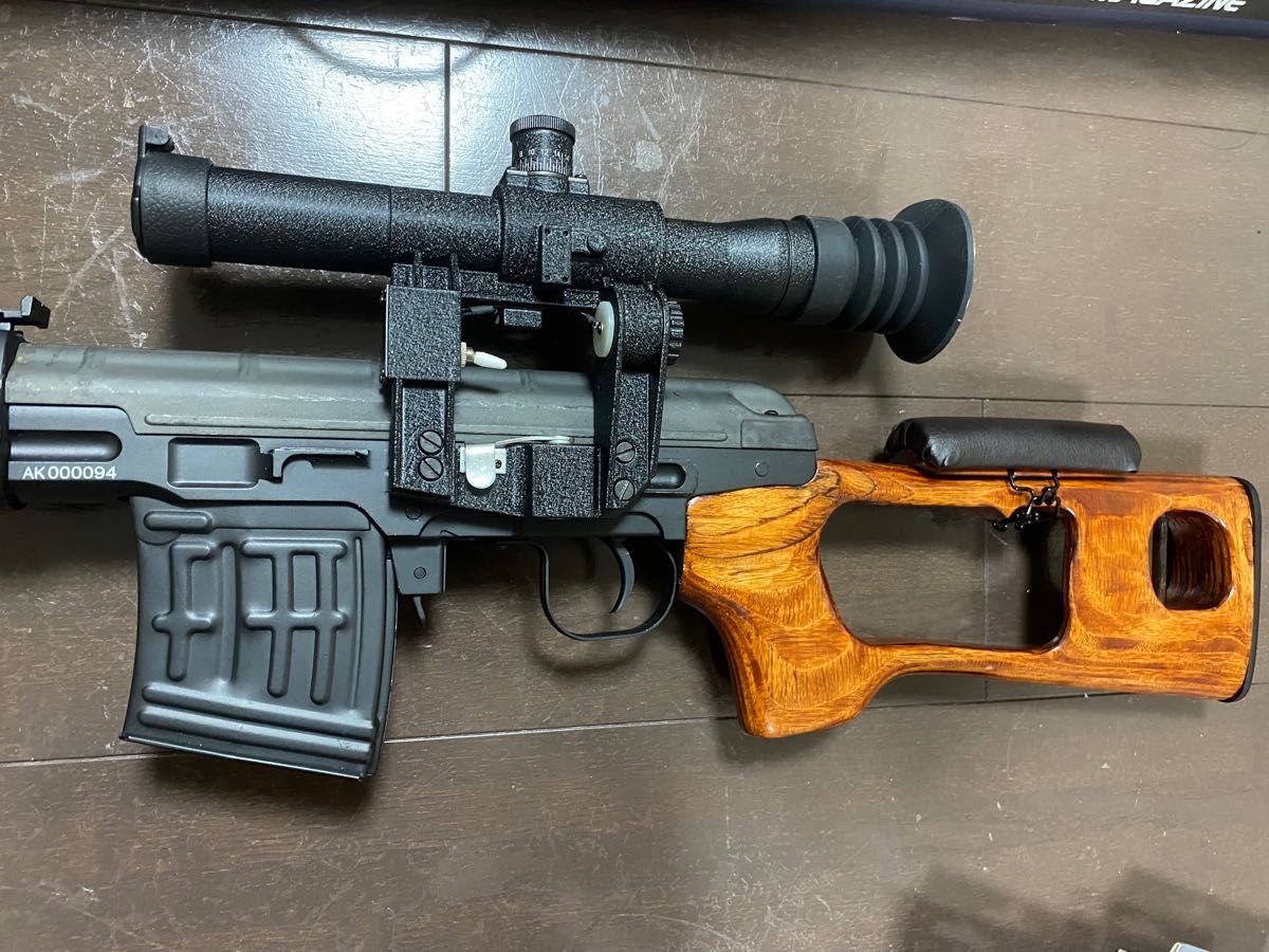 A&K ドラグノフ SVD メタル電動ガン リアルウッド版 スコープ A&K ドラグノフ SVD メタル電動ガン リアルウッド版 スコープ