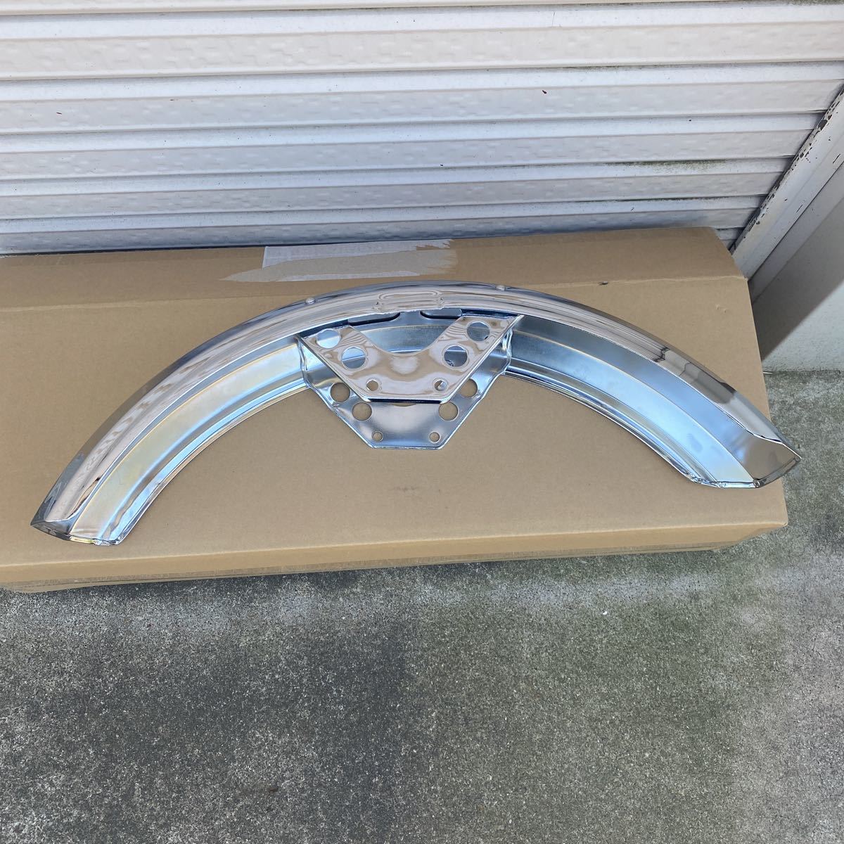 Z400FX メッキ フロントフェンダー リプロ 新品 Z400J Z500FX Z550FX